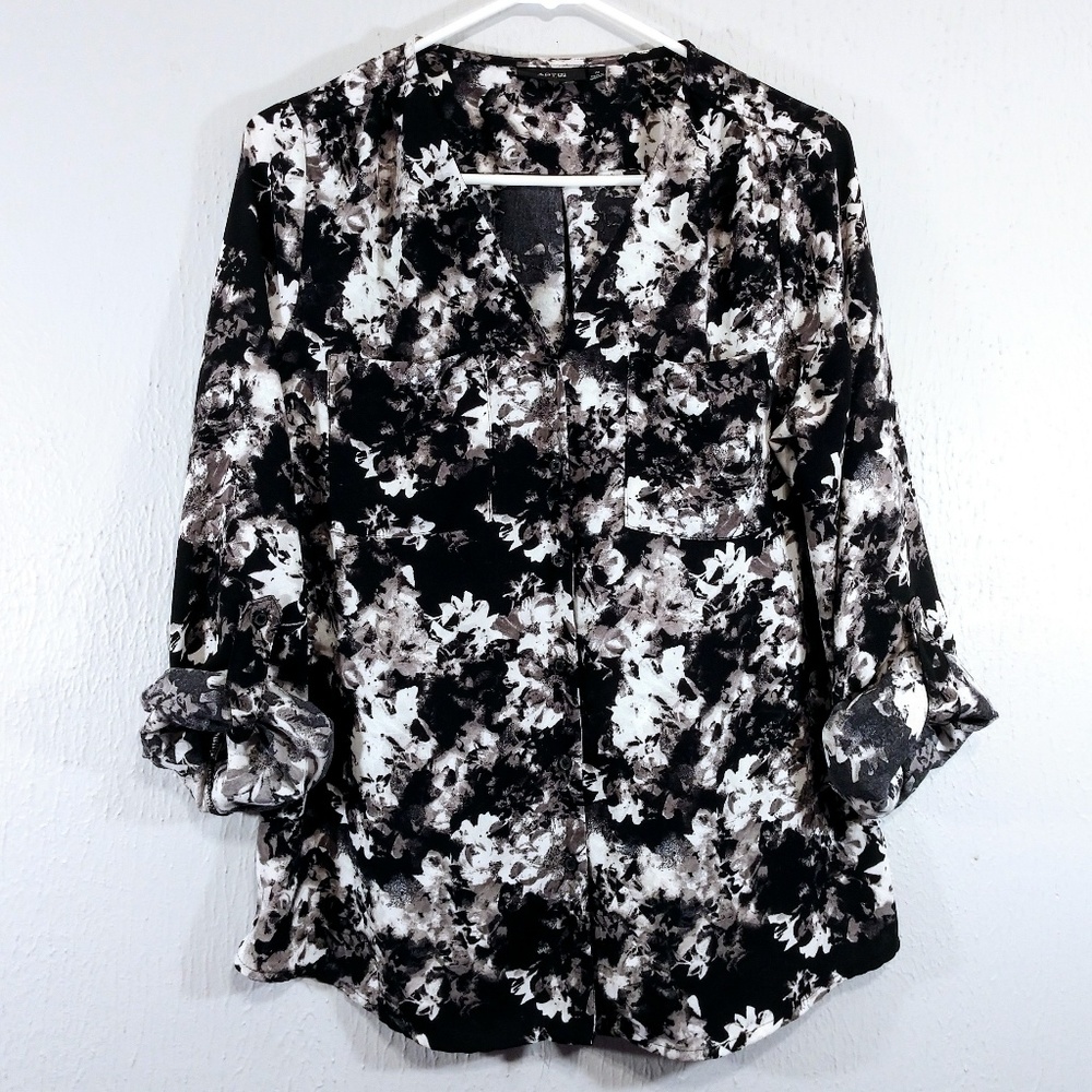 2/$10 APT 9 Button Down Blouse Medium